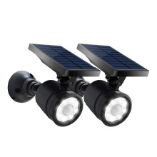 Amazon Hot Selling 8 LED Motion Sensor Solar Energy Spot Light for Fence Garden Wall